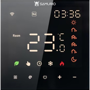 Termostat T-SMO-02 WiFi czarny