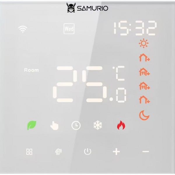 Termostat T-SMO-02 WiFi biały