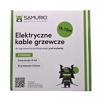 Kabel grzewczy SAMURIO K-SMO-ST 12/150/18.75