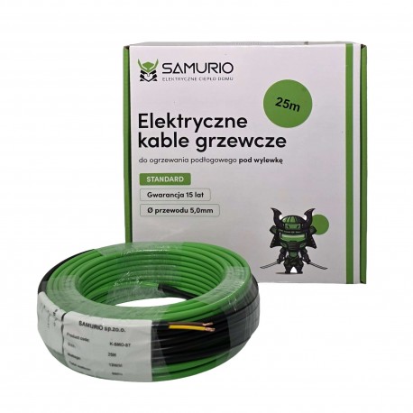 Kabel grzewczy SAMURIO K-SMO-ST 12/300/25.0