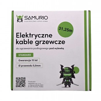 Kabel grzewczy SAMURIO K-SMO-ST 12/375/31.25