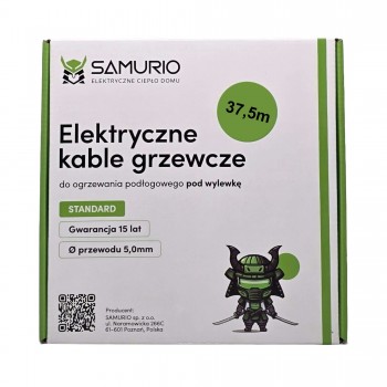 Kabel grzewczy SAMURIO K-SMO-ST 12/450/37.5