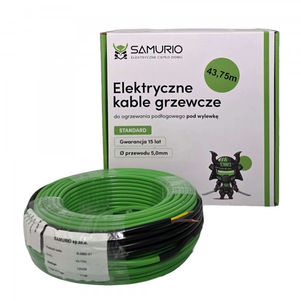 Kabel grzewczy SAMURIO K-SMO-ST 12/525/43.75