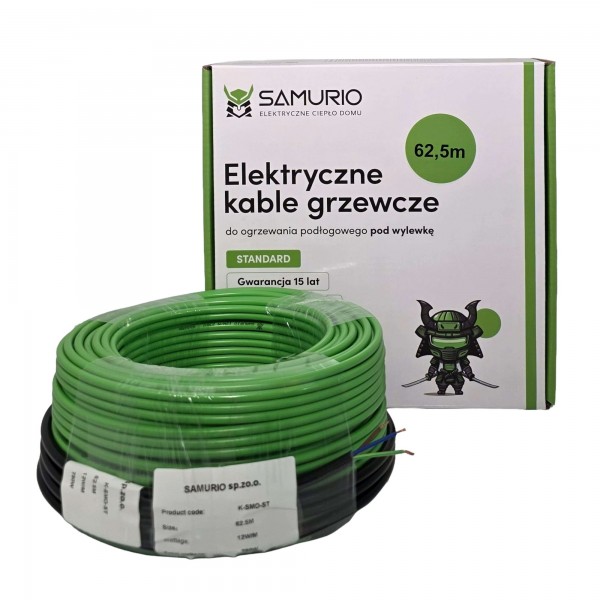 Kabel grzewczy SAMURIO K-SMO-ST 12/750/62.5