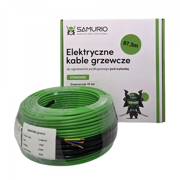 Kabel grzewczy SAMURIO K-SMO-ST 12/1050/87.5