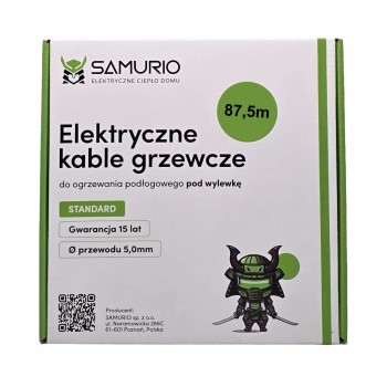 Kabel grzewczy SAMURIO K-SMO-ST 12/1050/87.5