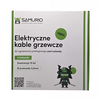 Kabel grzewczy SAMURIO K-SMO-ST 12/1200/100.0