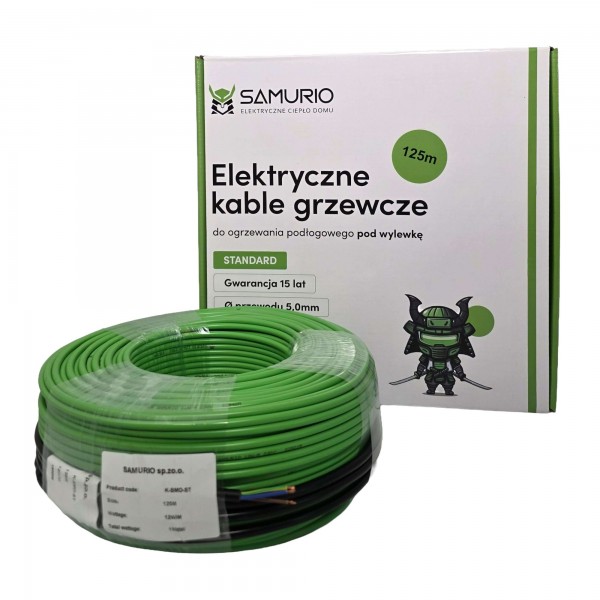 Kabel grzewczy SAMURIO K-SMO-ST 12/1500/125.0