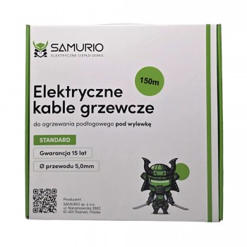 Kabel grzewczy SAMURIO K-SMO-ST 12/1800/150.0
