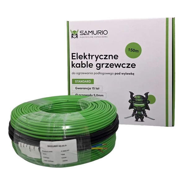 Kabel grzewczy SAMURIO K-SMO-ST 12/1800/150.0