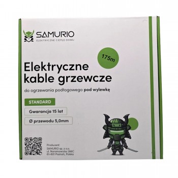 Kabel grzewczy SAMURIO K-SMO-ST 12/2100/175.0