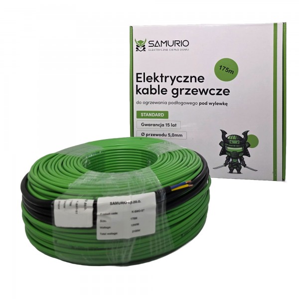 Kabel grzewczy SAMURIO K-SMO-ST 12/2100/175.0