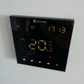 Termostat SAMURIO T-SMO-02 WiFi czarny