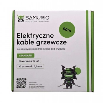 Kabel grzewczy SAMURIO K-SMO-ST 12/600/50.0