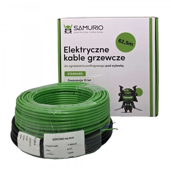 Kabel grzewczy SAMURIO K-SMO-ST 12/750/62.5