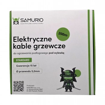 Kabel grzewczy SAMURIO K-SMO-ST 12/2400/200.0