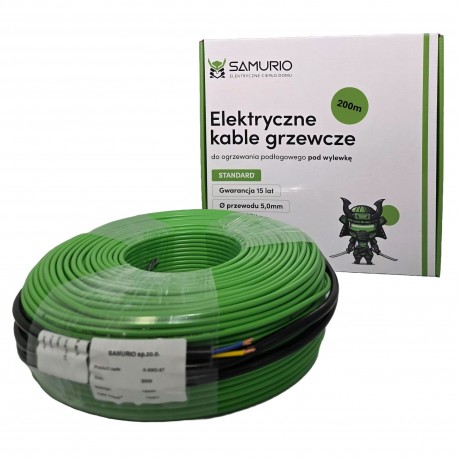Kabel grzewczy SAMURIO K-SMO-ST 12/2400/200.0